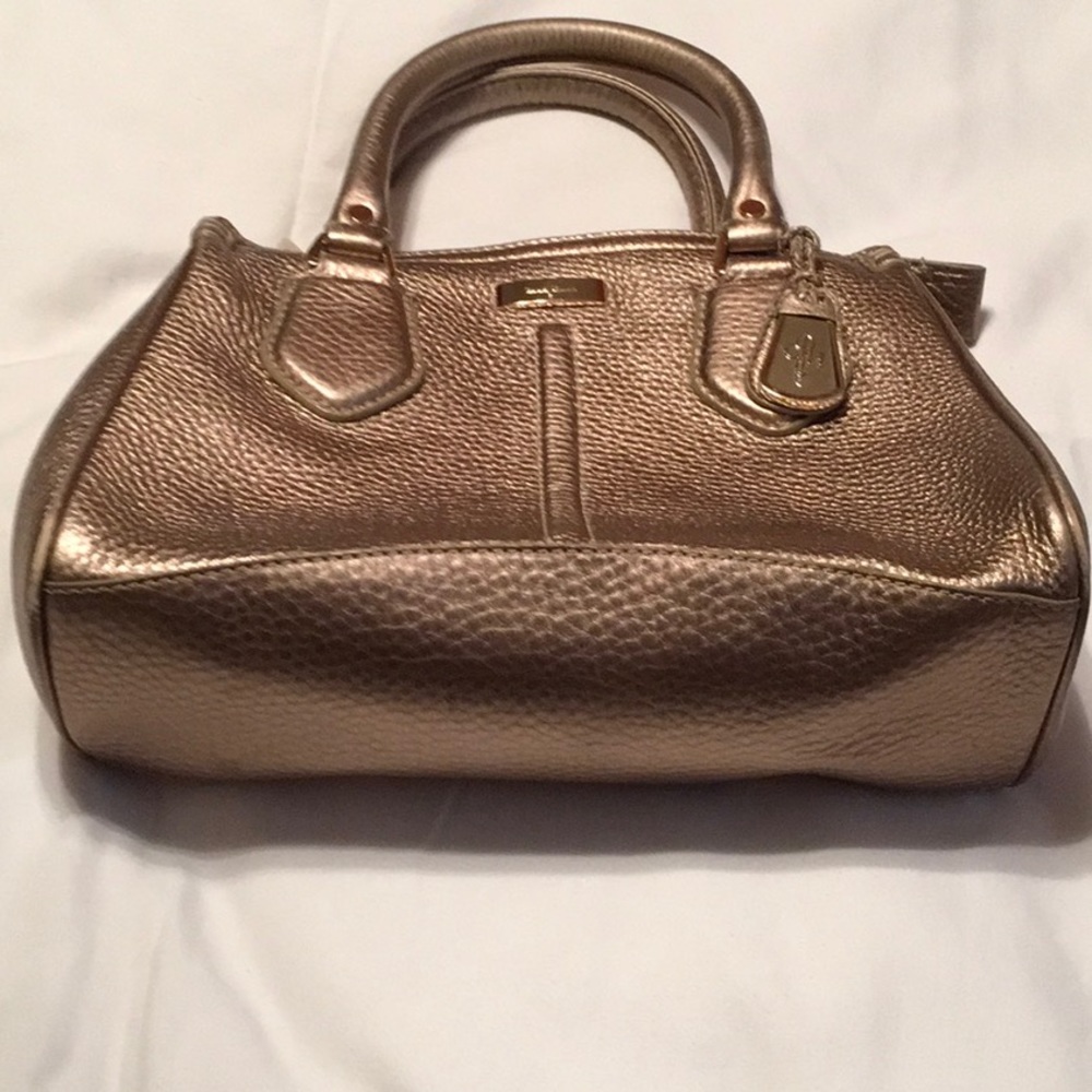 Gold Cole Hahn purse